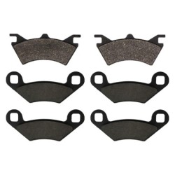 3 Kit plaquettes frein Polaris LUH 500  Av G, Av D et Ar 208-162X2 - EBC FA313R et FA159 - Raven 104-207