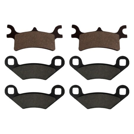 3 Kit plaquettes frein Polaris Magnum 330 2x4 4x4 Av G, Av D et Ar 209-162X2 - EBC FA314R et FA159 - Raven 104-208