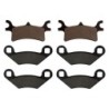 3 Kit plaquettes frein Polaris Magnum 330 2x4 4x4 Av G, Av D et Ar 209-162X2 - EBC FA314R et FA159 - Raven 104-208