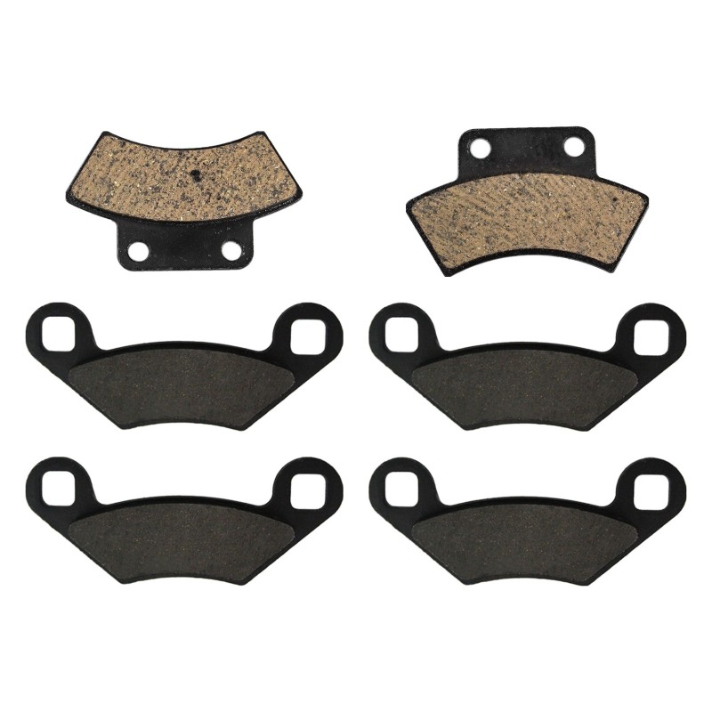 3 Kit plaquettes frein Polaris Big Boss 300  Av G, Av D et Ar 216-162X2 - EBC FA232 et FA159 - Raven 104-209