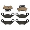 3 Kit plaquettes frein Polaris Xplorer 300  Av G, Av D et Ar 216-162X2 - EBC FA232 et FA159 - Raven 104-209