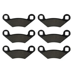 3 Kit plaquettes frein Polaris Hawkeye 400  Av G, Av D et Ar 300-162X2 - EBC FA475 et FA159 - Raven 104-210