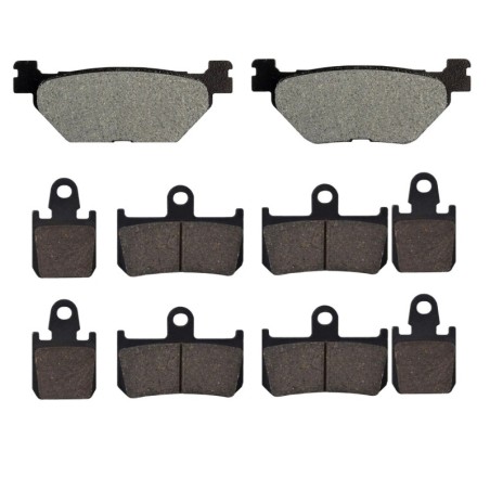 3 Kit plaquettes frein Yamaha V-max 1700  Av G, Av D et Ar 165-246X2 - EBC FA319/2 et FA442/4HH - Raven 104-211