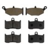 3 Kit plaquettes frein Suzuki GSX 1300 BK B-King  Av G, Av D et Ar 241-207X2 - EBC FA419 et FA347 - Raven 104-214