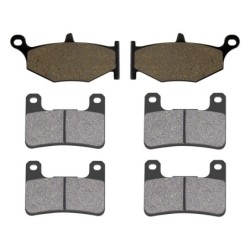 3 Kit plaquettes frein Suzuki DL 1050 V-Strom  Av G, Av D et Ar 241-213X2 - EBC FA419 et FA379 - Raven 104-216
