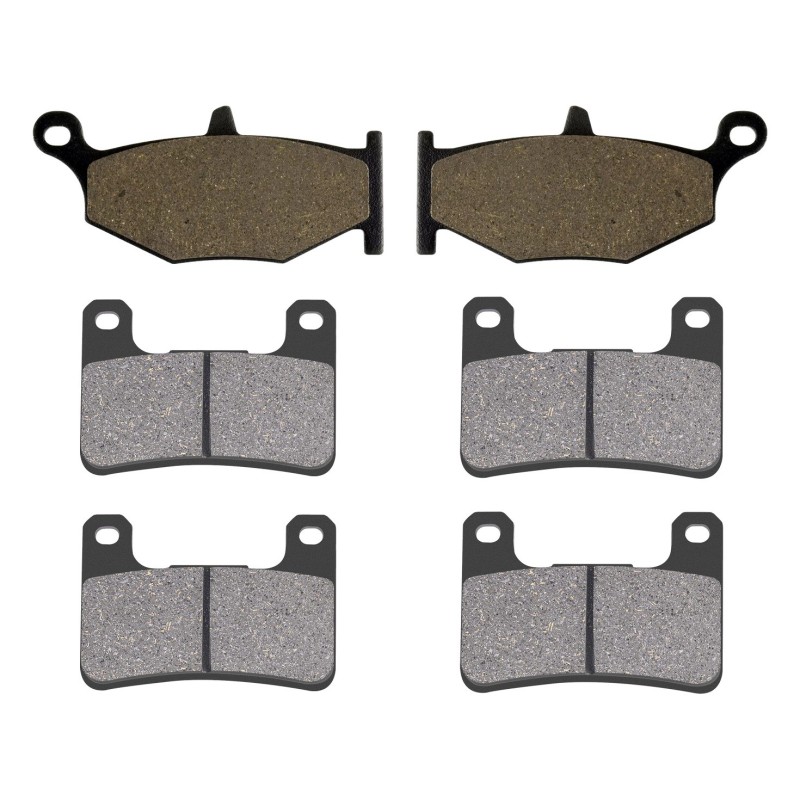 3 Kit plaquettes frein Suzuki DL 1050 V-Strom  Av G, Av D et Ar 241-213X2 - EBC FA419 et FA379 - Raven 104-216