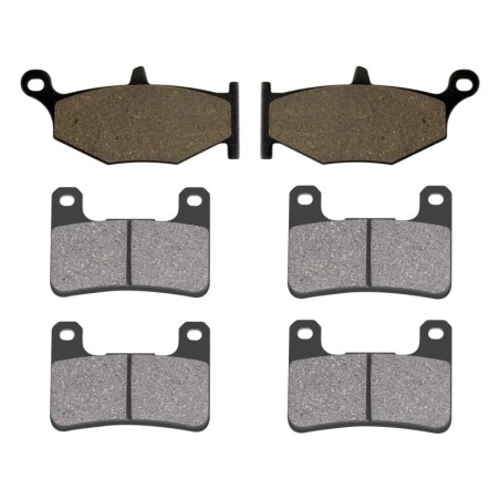 3 Kit plaquettes frein Suzuki DL 1050 V-Strom  Av G, Av D et Ar 241-213X2 - EBC FA419 et FA379 - Raven 104-216