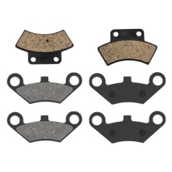 3 Kit plaquettes frein Quadzilla CUV 500 Side x Side Av G, Av D et Ar 216-284X2 - EBC FA232 et FA453 - Raven 104-217