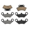 3 Kit plaquettes frein Quadzilla CUV 500 Side x Side Av G, Av D et Ar 216-284X2 - EBC FA232 et FA453 - Raven 104-217
