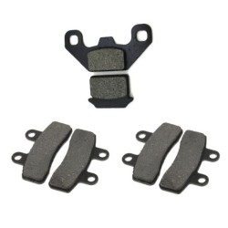 3 Kit plaquettes frein Quadzilla WK 140  Av G, Av D et Ar 320-250X2 - EBC FA654 et FA448 - Raven 104-223
