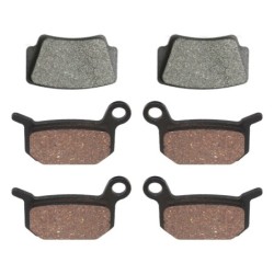3 Kit plaquettes frein Ktm 525 XC  Av G, Av D et Ar 260-261X2 - EBC FA463R et FA462TT - Raven 104-224