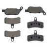 3 Kit plaquettes frein Harley-davidson Dyna Low Rider S FXDLS Av G, Av D et Ar 273-275X2 - EBC FA458HH et FA457HH - Raven 104-22