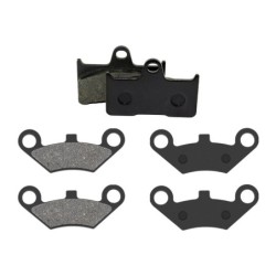 3 Kit plaquettes frein Cf-moto C-Force 800 CF 2 Av G, Av D et Ar 281-284X2 - EBC FA344 et FA453 - Raven 104-229