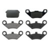 3 Kit plaquettes frein Quadzilla CVT 150 E Av G, Av D et Ar 283-284X2 - EBC FA431 et FA453 - Raven 104-230
