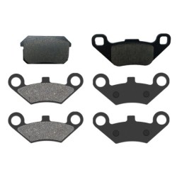 3 Kit plaquettes frein Quadzilla CVT 320 e Av G, Av D et Ar 283-284X2 - EBC FA431 et FA453 - Raven 104-230