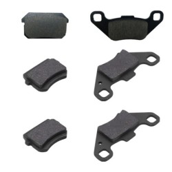 3 Kit plaquettes frein Adly Interceptor 300  Av G, Av D et Ar 283-288X2 - EBC FA431 et FA416 - Raven 104-231