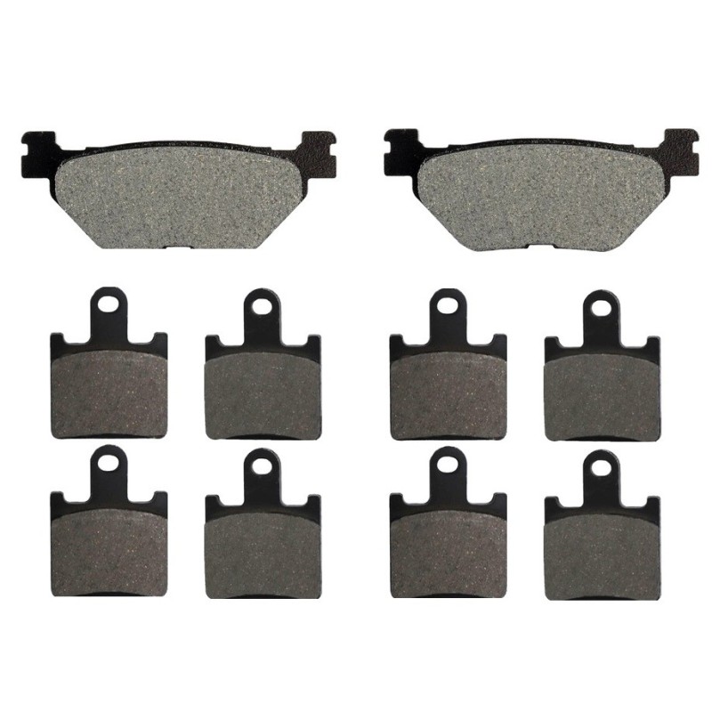 3 Kit plaquettes frein Yamaha XVS 1300 1CS Midnight Star  Av G, Av D et Ar 165-326X2 -  - Raven 104-234