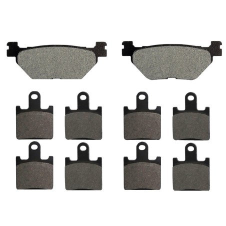 3 Kit plaquettes frein Yamaha XVS 1300 1CS Midnight Star  Av G, Av D et Ar 165-326X2 -  - Raven 104-234