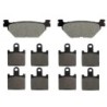 3 Kit plaquettes frein Yamaha XVS 1300 1CS Midnight Star  Av G, Av D et Ar 165-326X2 -  - Raven 104-234
