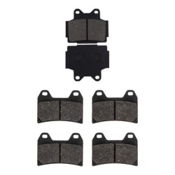 3 Kit plaquettes frein Yamaha FZ 400  Av G, Av D et Ar Nc -  - Raven 104-235
