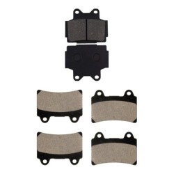 3 Kit plaquettes frein Yamaha FZR 400  Av G, Av D et Ar Nc -  - Raven 104-237