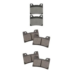 3 Kit plaquettes frein Yamaha FZR 1000  Av G, Av D et Ar Nc -  - Raven 104-238