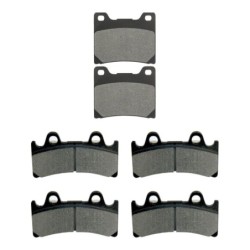 3 Kit plaquettes frein Yamaha YZF 750 SP  Av G, Av D et Ar 015-054X2 -  - Raven 104-239