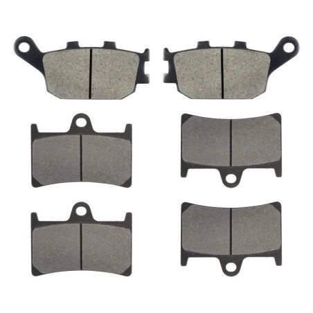 3 Kit plaquettes frein Yamaha Tracer 9 900 GT plus  Av G, Av D et Ar Nc -  - Raven 104-243