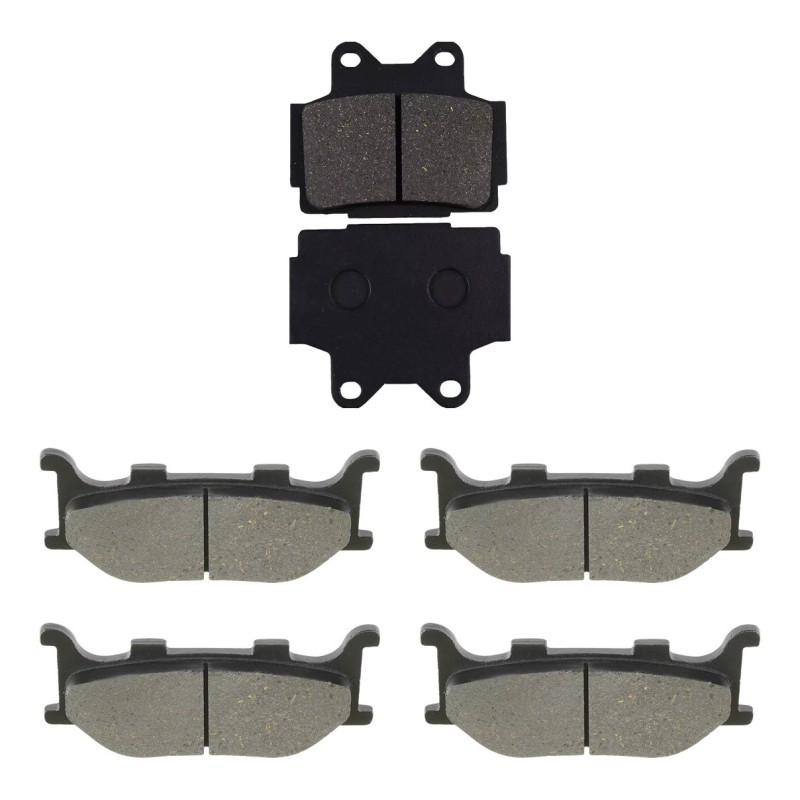 3 Kit plaquettes frein Yamaha XJR 400  Av G, Av D et Ar 067-099X2 -  - Raven 104-244