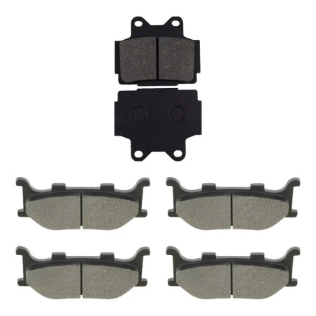3 Kit plaquettes frein Yamaha XJR 400  Av G, Av D et Ar 067-099X2 -  - Raven 104-244