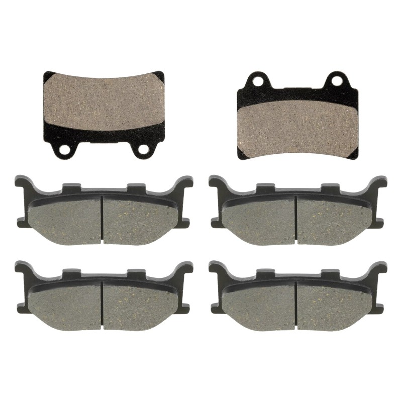3 Kit plaquettes frein Yamaha XVZ 1300 Royal Star  Av G, Av D et Ar Nc -  - Raven 104-247