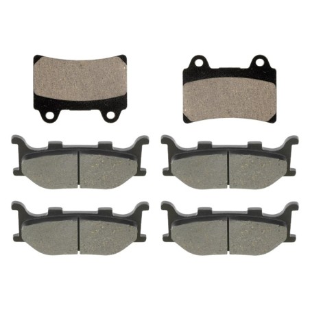 3 Kit plaquettes frein Yamaha XVZ 1300 Royal Star  Av G, Av D et Ar Nc -  - Raven 104-247