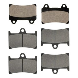 3 Kit plaquettes frein Yamaha XV 1700 Warrior  Av G, Av D et Ar Nc -  - Raven 104-249