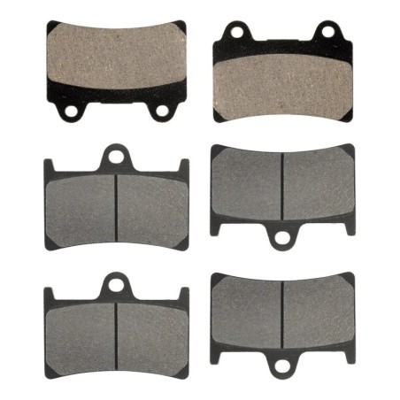 3 Kit plaquettes frein Yamaha XV 1700 Warrior  Av G, Av D et Ar Nc -  - Raven 104-249