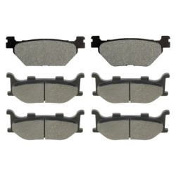 3 Kit plaquettes frein Yamaha XVS 1300 V-Star  Av G, Av D et Ar Nc -  - Raven 104-250