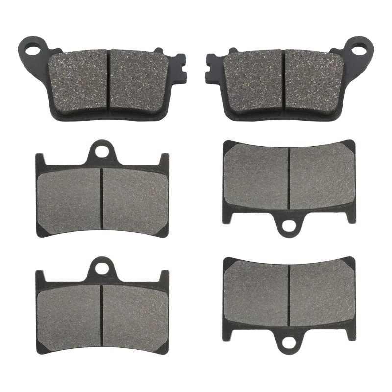 3 Kit plaquettes frein Yamaha YZF-R1S 1000  Av G, Av D et Ar Nc -  - Raven 104-252