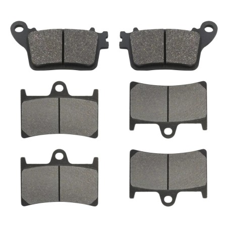 3 Kit plaquettes frein Yamaha YZF-R1S 1000  Av G, Av D et Ar Nc -  - Raven 104-252