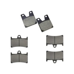 3 Kit plaquettes frein Yamaha YZF-R1 1000  Av G, Av D et Ar Nc -  - Raven 104-253