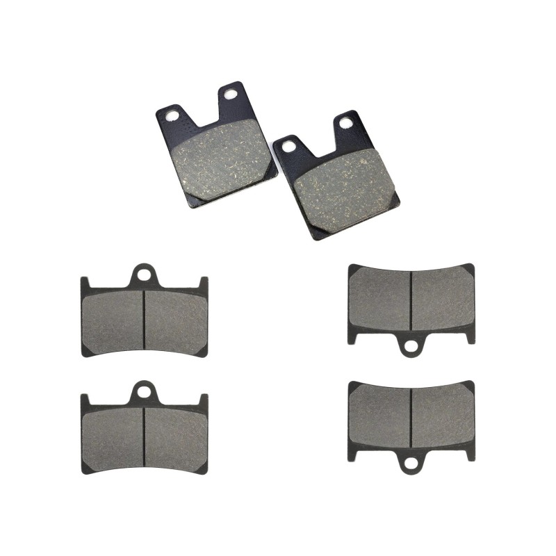 3 Kit plaquettes frein Yamaha YZF-R1S 1000  Av G, Av D et Ar Nc -  - Raven 104-253
