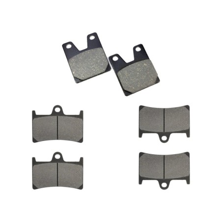 3 Kit plaquettes frein Yamaha YZF-R1S 1000  Av G, Av D et Ar Nc -  - Raven 104-253