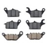 3 Kit plaquettes frein Yamaha Triptik 125  Av G, Av D et Ar Nc -  - Raven 104-255