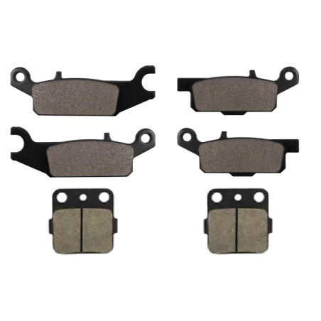 3 Kit plaquettes frein Yamaha Raptor 250  Av G, Av D et Ar Nc -  - Raven 104-258