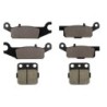 3 Kit plaquettes frein Yamaha Raptor 250  Av G, Av D et Ar Nc -  - Raven 104-258