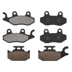 3 Kit plaquettes frein Yamaha Rhino 660  Av G, Av D et Ar Nc -  - Raven 104-259