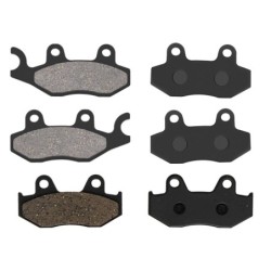 3 Kit plaquettes frein Yamaha YFZ 450  Av G, Av D et Ar Nc -  - Raven 104-260
