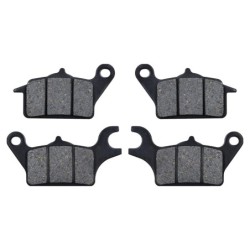 2 Kit plaquettes frein Yamaha Tricity 125 MW MWS Av Ga et Dr 357-358 - EBC FA655 et FA652 - Raven 103-251