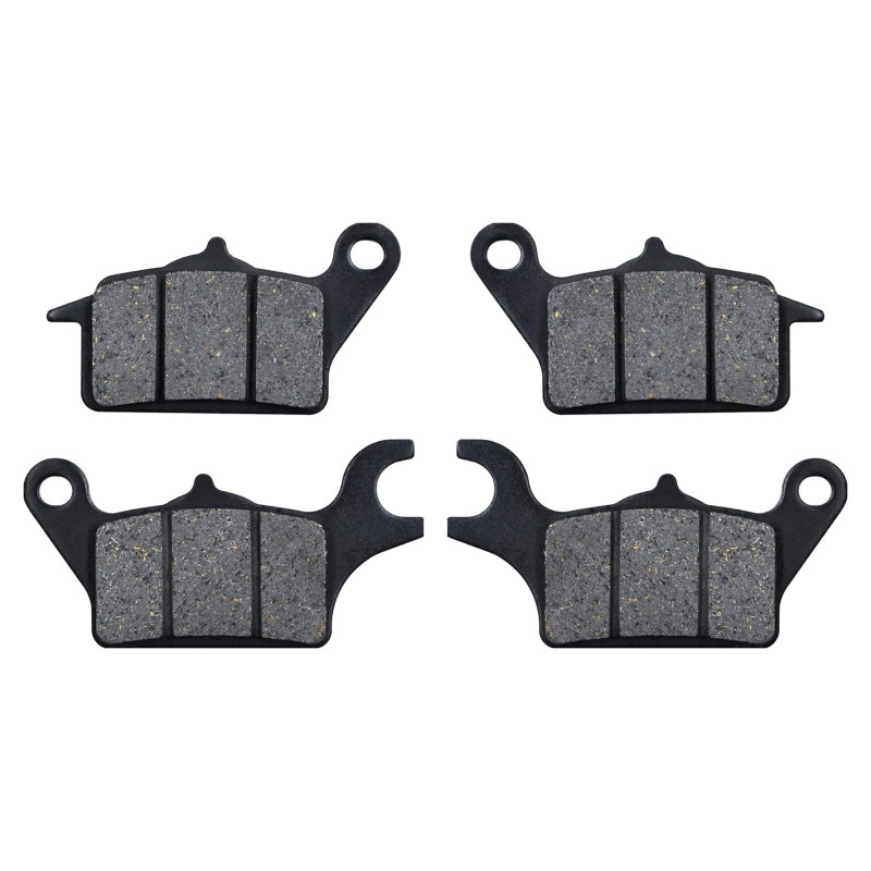 2 Kit plaquettes frein Yamaha Tricity 125 MW MWS Av Ga et Dr 357-358 - EBC FA655 et FA652 - Raven 103-251