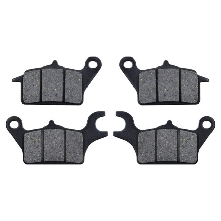 2 Kit plaquettes frein Yamaha Tricity 125 MW MWS Av Ga et Dr 357-358 - EBC FA655 et FA652 - Raven 103-251