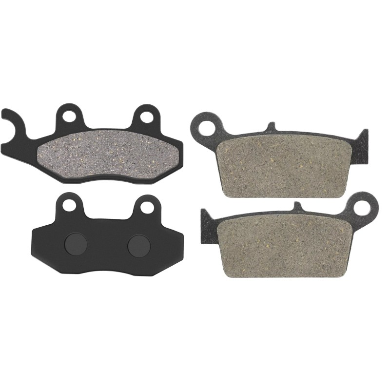 2 Kit plaquettes frein Kawasaki KLX 250  Avant et Arrière 003-002 - EBC FA702 et FA701 - Raven 103-026