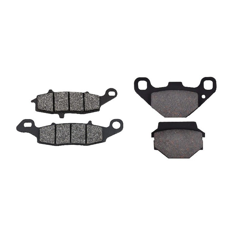 2 Kit plaquettes frein Kawasaki ZR 250 Balius  Avant et Arrière 005-124 - EBC FA702 et FA701 - Raven 103-035